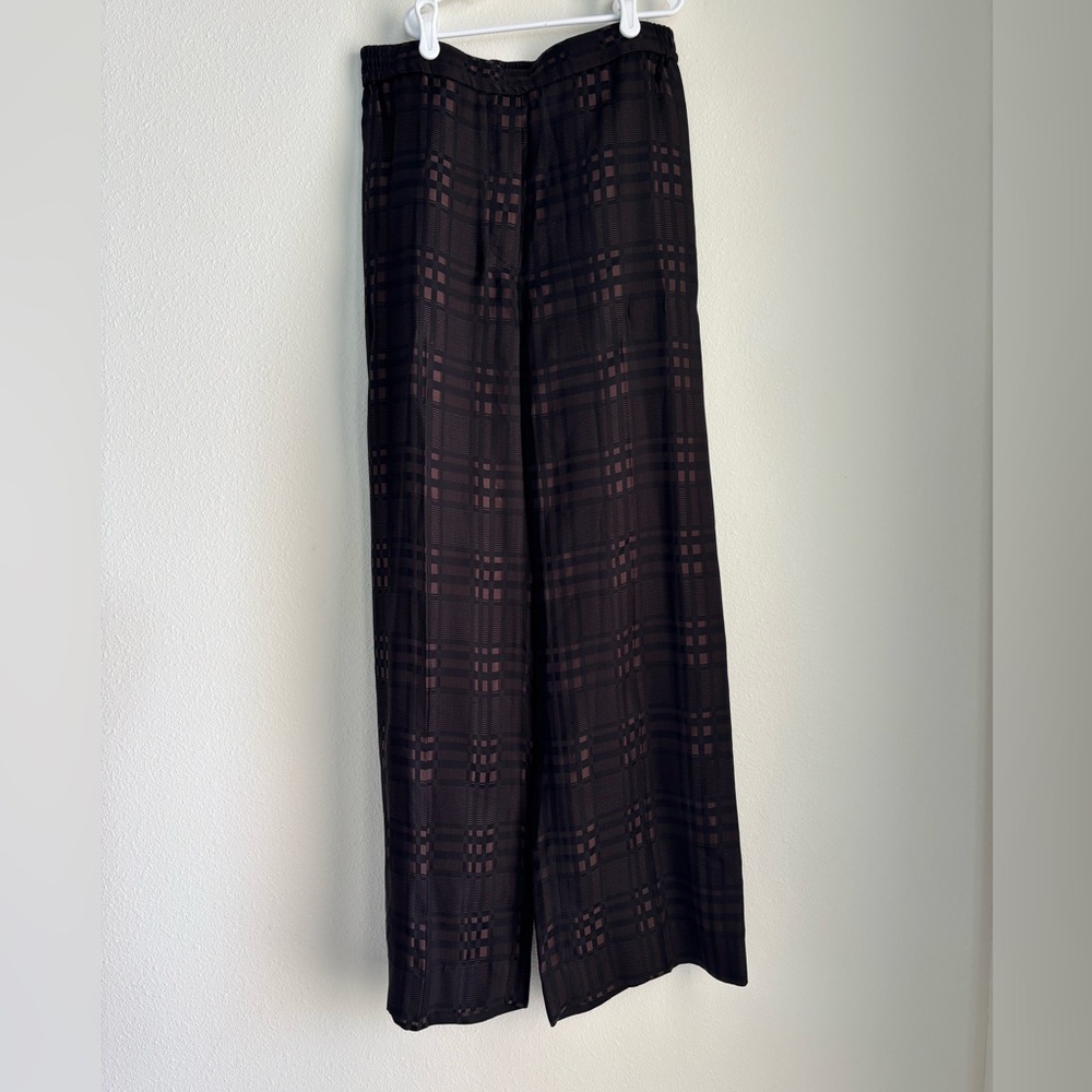 COS Plaid/checkered Brown/Black Pants Size EUR 36